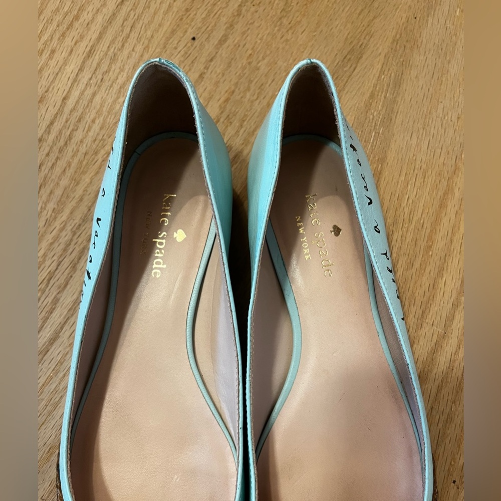 Kate Spade I Need a Vacation Leather Flats - Picture 4 of 9